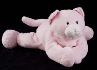 Gund Dottie Dots Pink Cat # 58228 Plush Lovey Stuffed Animal